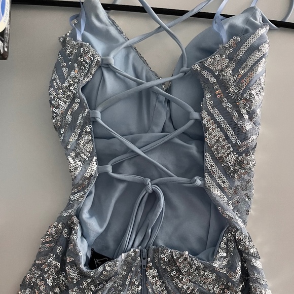 Windsor light blue sequin dress - Picture 6 of 6